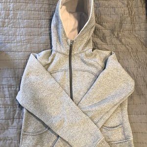 Lululemon Scuba Hoodie, Gray, Size 10
